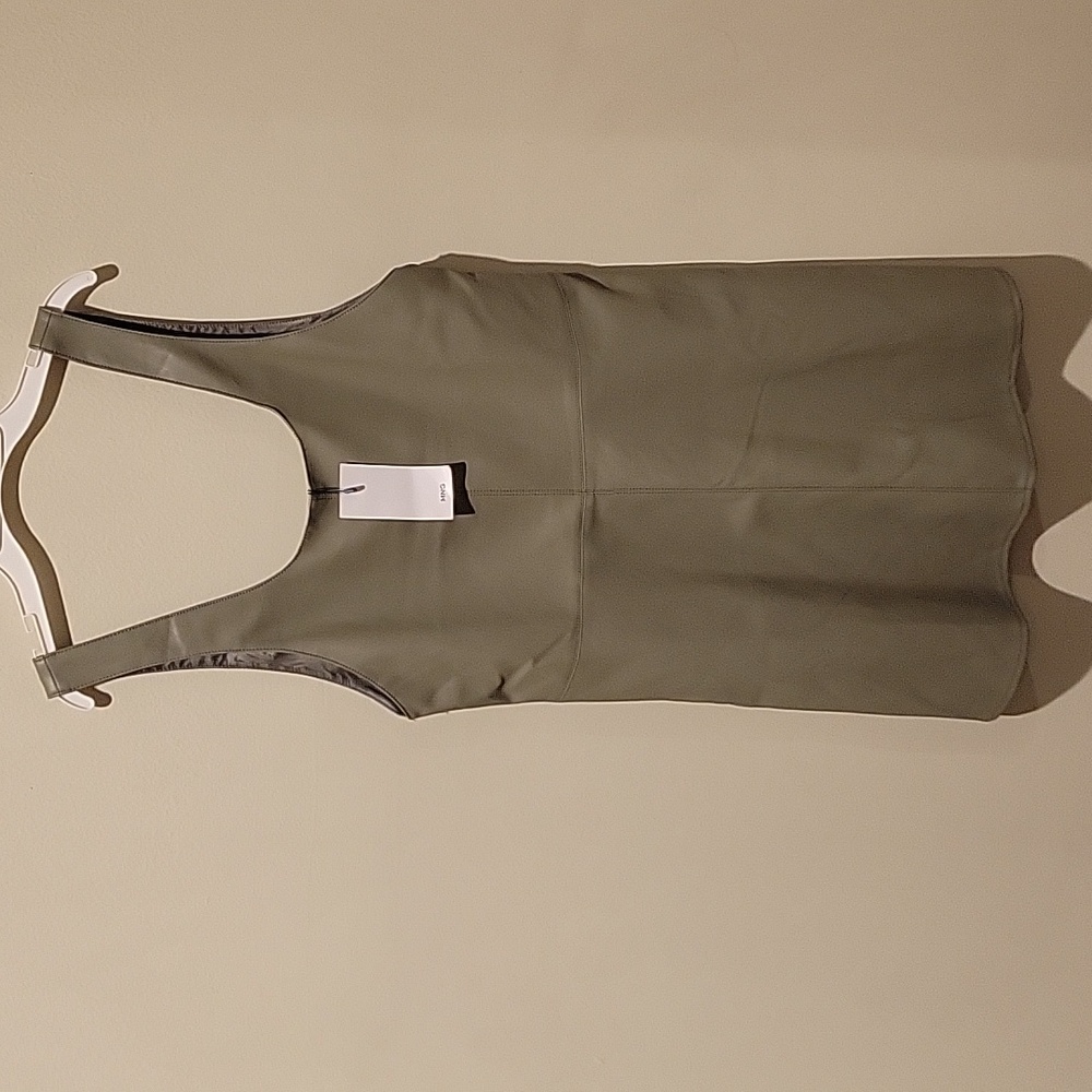 Mango Olive Mini Dress